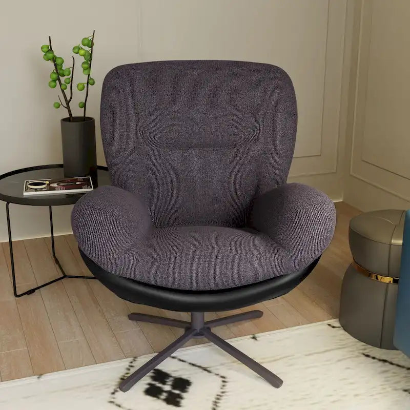Ronnie Swivel Single Accent Chair by Christopher Knight Home