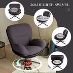 Ronnie Swivel Single Accent Chair by Christopher Knight Home