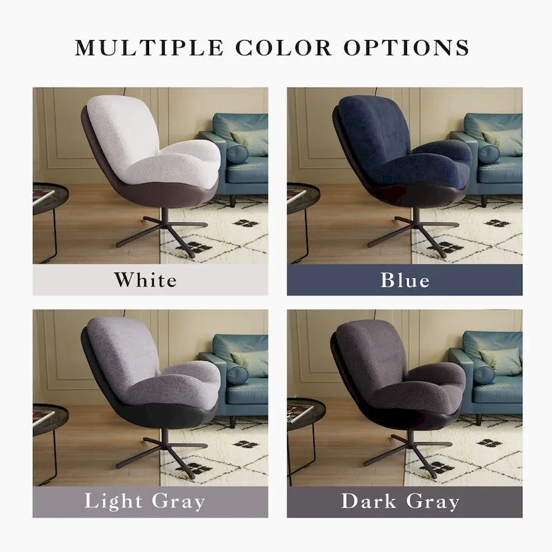 Ronnie Swivel Single Accent Chair by Christopher Knight Home