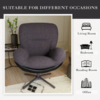 Ronnie Swivel Single Accent Chair by Christopher Knight Home