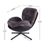 Ronnie Swivel Single Accent Chair by Christopher Knight Home