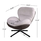 Ronnie Swivel Single Accent Chair by Christopher Knight Home