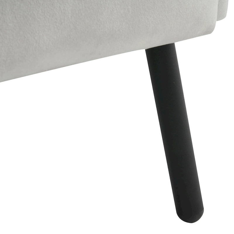 Stylish Wing Back Velvet Accent Chair by Christopher Knight Home