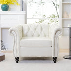 Christopher Knight Home- Winston PU Leather Chesterfield Club Chair