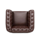 Christopher Knight Home- Winston PU Leather Chesterfield Club Chair