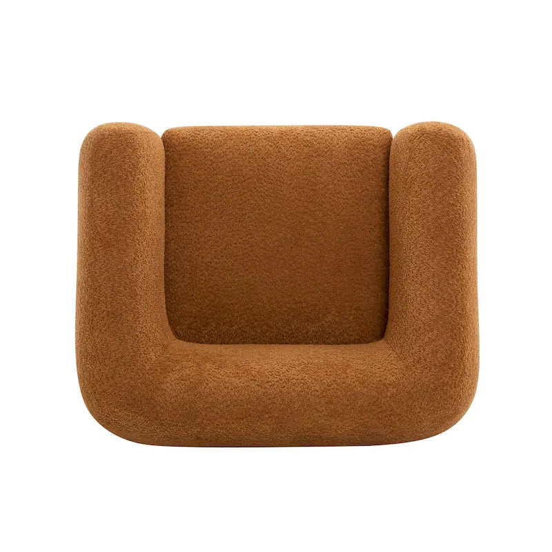 Moderne Tina-gestoffeerde clubfauteuil van bouclé met armleuningen van Christopher Knight Home