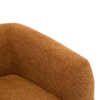Moderne Tina-gestoffeerde clubfauteuil van bouclé met armleuningen van Christopher Knight Home