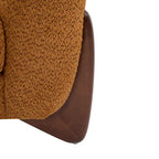 Moderne Tina-gestoffeerde clubfauteuil van bouclé met armleuningen van Christopher Knight Home