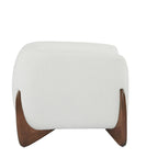Moderne Tina-gestoffeerde clubfauteuil van bouclé met armleuningen van Christopher Knight Home