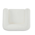 Moderne Tina-gestoffeerde clubfauteuil van bouclé met armleuningen van Christopher Knight Home