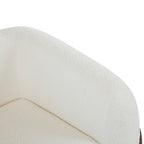 Moderne Tina-gestoffeerde clubfauteuil van bouclé met armleuningen van Christopher Knight Home