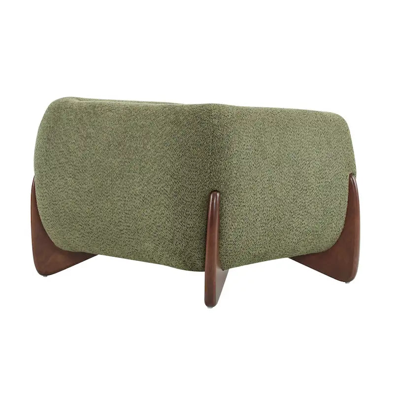 Moderne Tina-gestoffeerde clubfauteuil van bouclé met armleuningen van Christopher Knight Home