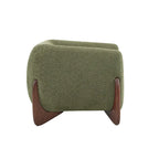 Moderne Tina-gestoffeerde clubfauteuil van bouclé met armleuningen van Christopher Knight Home