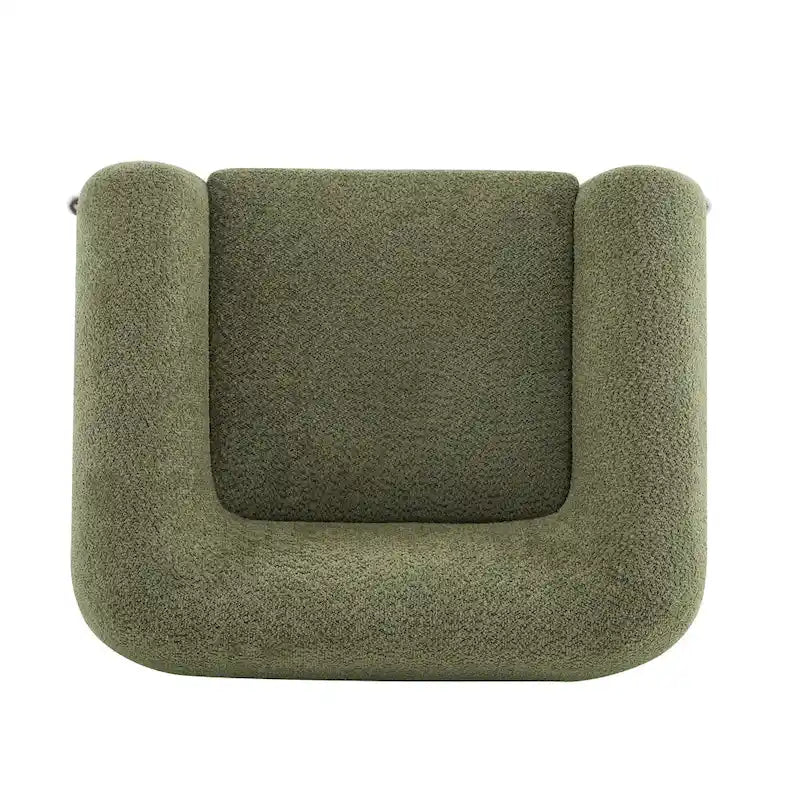 Moderne Tina-gestoffeerde clubfauteuil van bouclé met armleuningen van Christopher Knight Home