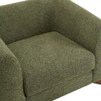 Moderne Tina-gestoffeerde clubfauteuil van bouclé met armleuningen van Christopher Knight Home