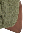 Moderne Tina-gestoffeerde clubfauteuil van bouclé met armleuningen van Christopher Knight Home