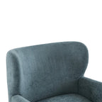Christopher Knight Home - Parmelee Upholstered Wingback Club Chair with Plush Velvet and Solid Wood Legs