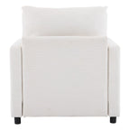 Christopher Knight Home - Clara Oversized Corduroy Armchair with Ottoman