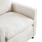 Christopher Knight Home - Clara Oversized Corduroy Armchair with Ottoman