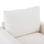 Christopher Knight Home - Clara Oversized Corduroy Armchair with Ottoman