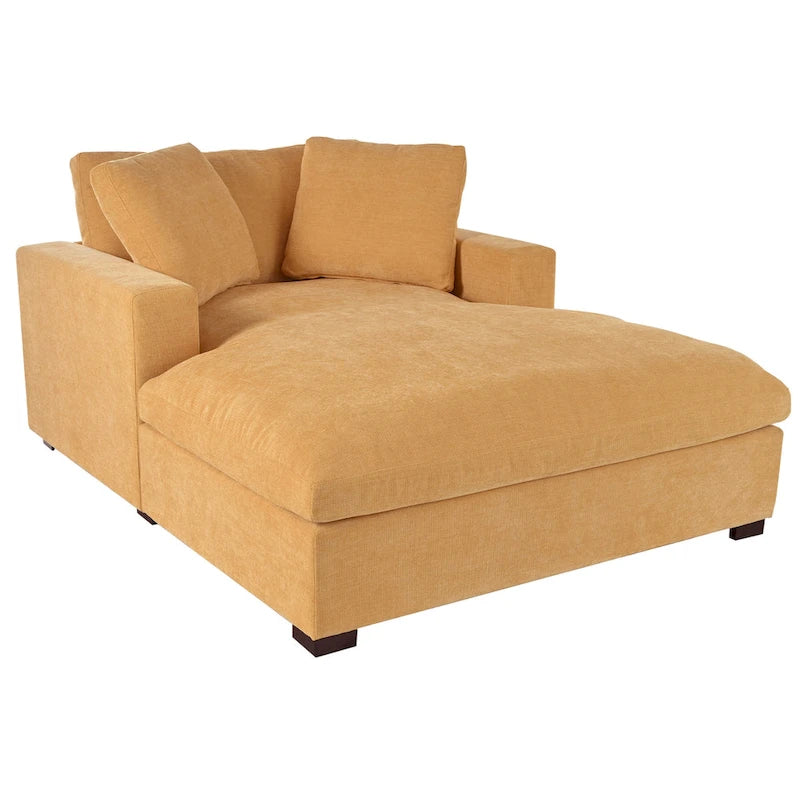Modern Fabric Oversized Sofa Chaise Lounge