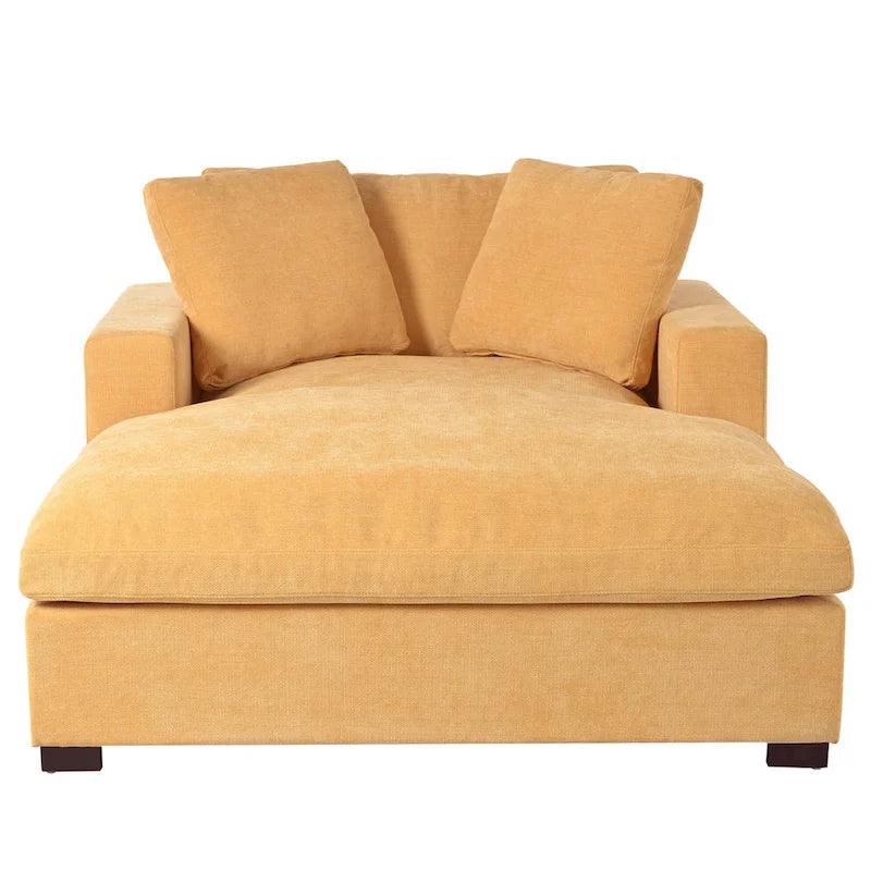 Modern Fabric Oversized Sofa Chaise Lounge