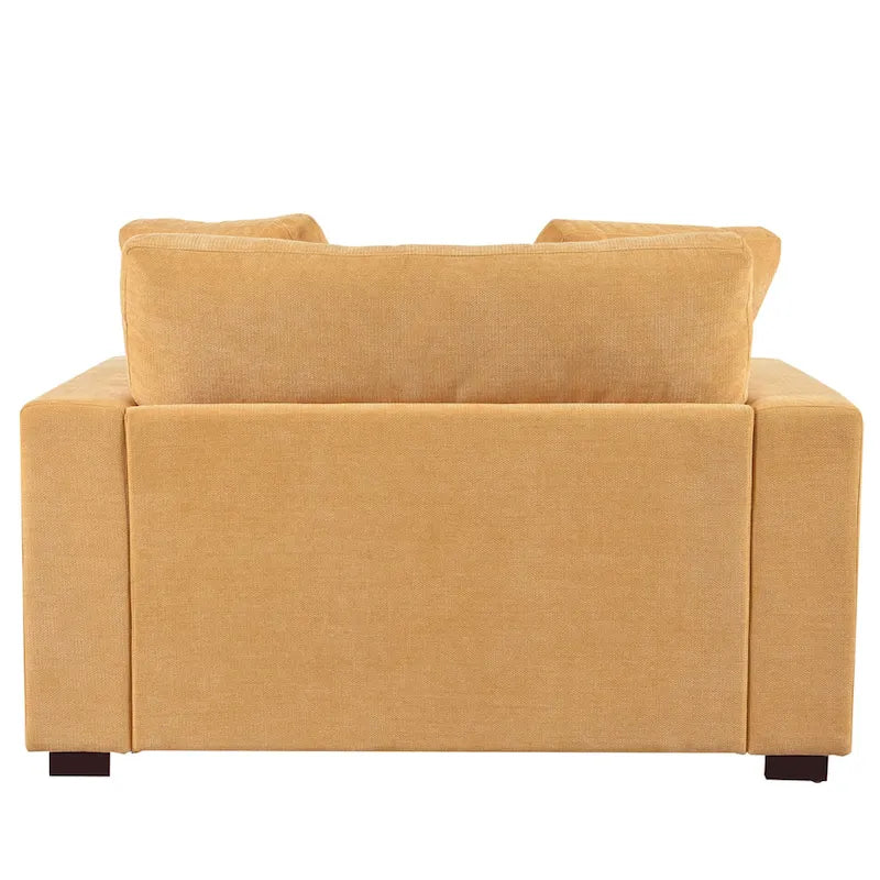 Modern Fabric Oversized Sofa Chaise Lounge