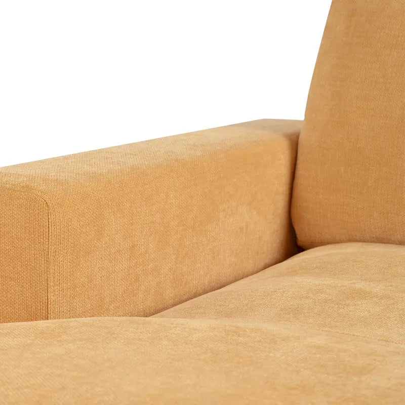 Modern Fabric Oversized Sofa Chaise Lounge