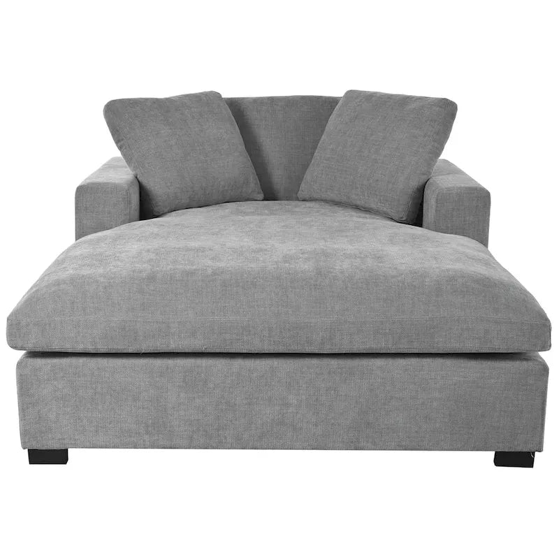 Modern Fabric Oversized Sofa Chaise Lounge