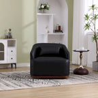 GDFStudio - Mia Chenille Fabric Swivel Accent Chair with Comfortable Cushions and Sturdy Base