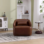GDFStudio - Mia Chenille Fabric Swivel Accent Chair with Comfortable Cushions and Sturdy Base