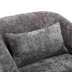 GDFStudio - Mia Chenille Fabric Swivel Accent Chair with Comfortable Cushions and Sturdy Base