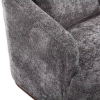 GDFStudio - Mia Chenille Fabric Swivel Accent Chair with Comfortable Cushions and Sturdy Base