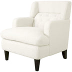 Nabo Modern Fabric Accent Chair with Cushion Back by Christopher Knight Home