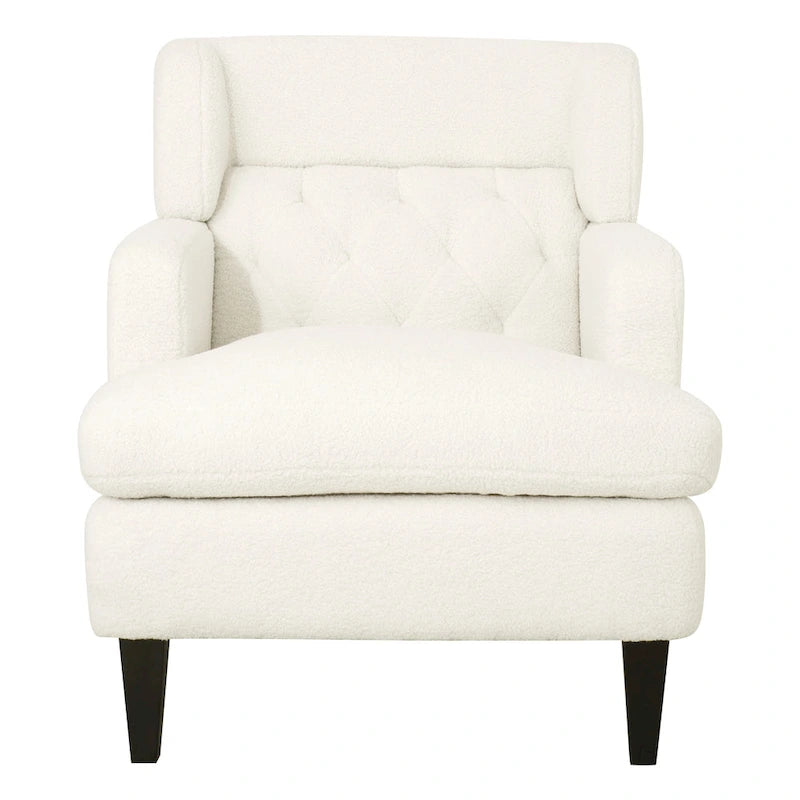 Nabo Modern Fabric Accent Chair with Cushion Back by Christopher Knight Home