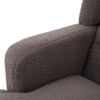 Nabo Modern Fabric Accent Chair with Cushion Back by Christopher Knight Home