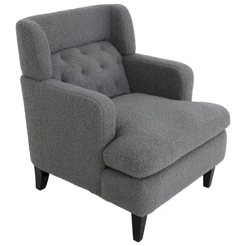 Roomfitters gestoffeerde accentstoel en gecapitonneerde fauteuil voor de woonkamer en slaapkamer
