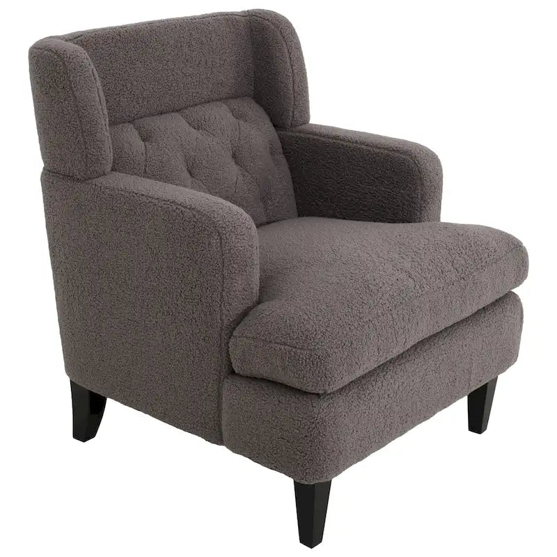 Roomfitters gestoffeerde accentstoel en gecapitonneerde fauteuil voor de woonkamer en slaapkamer