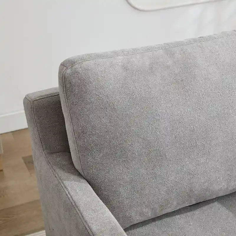 Swivel Accent Chair, Upholstered Skirted Swivel Chair with Removable Back Cushion, 360 Degree Comfy Armchair