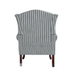 2 Set Traditional Wingback Accent Chairs Upholstered Armchair