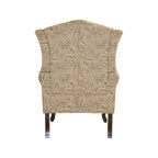 2 Set Traditional Wingback Accent Chairs Upholstered Armchair