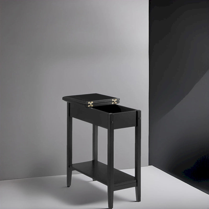 Stylish Slim End Table, Narrow Nightstand, and Skinny Bedside Table