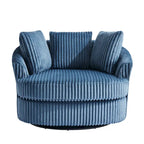Set di 2 poltrone a botte girevoli DREAMSIDEA con braccioli incassati e rivestimento sfoderabile