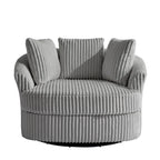 Set di 2 poltrone a botte girevoli DREAMSIDEA con braccioli incassati e rivestimento sfoderabile