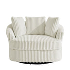 Set di 2 poltrone a botte girevoli DREAMSIDEA con braccioli incassati e rivestimento sfoderabile