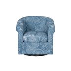 Moriarty Coastal/Beach/Ocean Inspired Swivel Accent Arm Chair