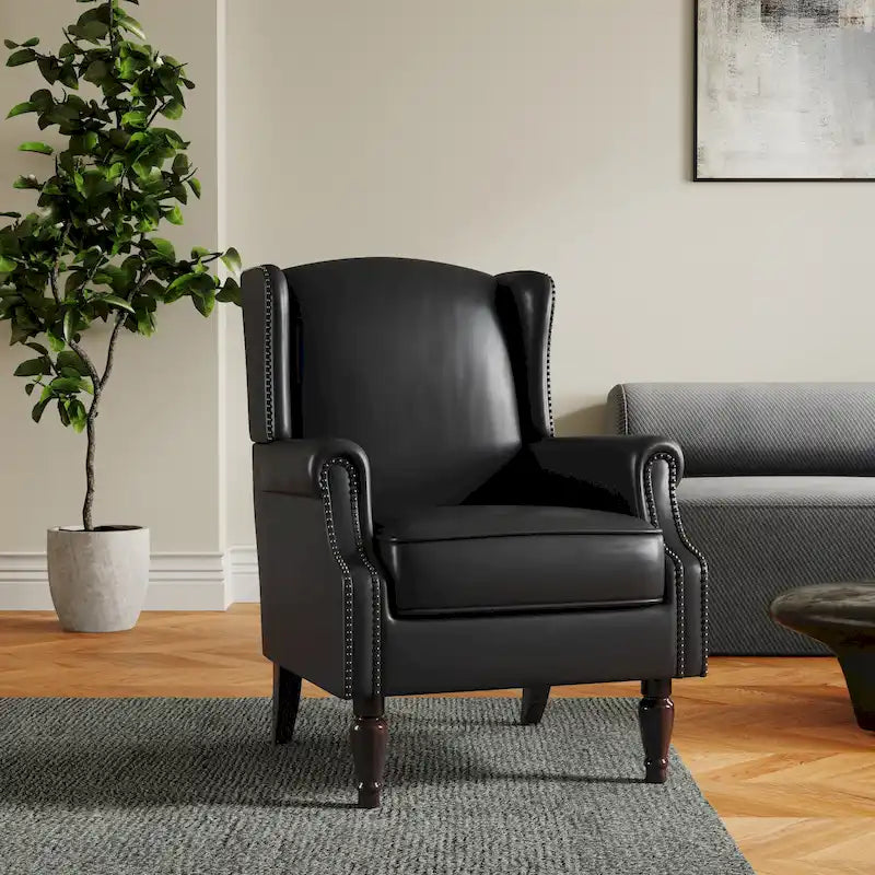 Sillón decorativo tapizado con estampado para sala de estar