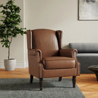 Patterned Upholstered Accent Chair for Living Room