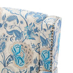 Patterned Upholstered Accent Chair for Living Room