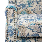 Patterned Upholstered Accent Chair for Living Room